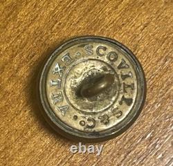 10 U. S. Civil War General Service Uniform Button, Scovills & Co. Extra 14mm
