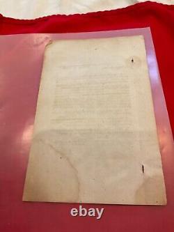 1303 CIVIL War Confederate General Order Richmond 1863 Draftees S Cooper Adj Gen