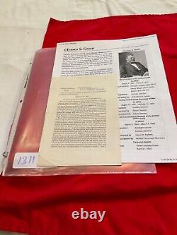1311 Us Grant Promotion General Of The Army 1866 General Order 52 Rank Pay
