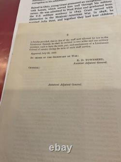 1311 Us Grant Promotion General Of The Army 1866 General Order 52 Rank Pay