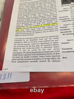 1311 Us Grant Promotion General Of The Army 1866 General Order 52 Rank Pay
