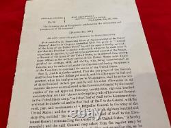 1311 Us Grant Promotion General Of The Army 1866 General Order 52 Rank Pay