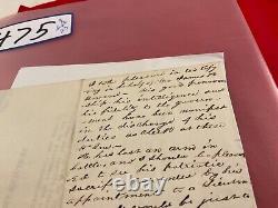 1475 CIVIL War General Ws Ketchum 1862 Union Army Note St Louis Died Mysterious