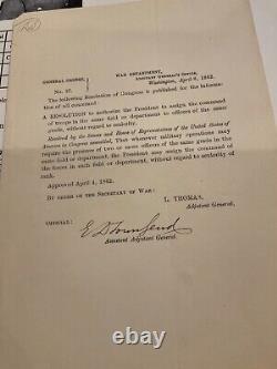 170 CIVIL War General Order Assigns Field Command Bypass Seniority Way For Grant