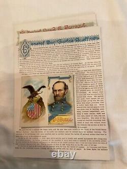 174 CIVIL War Union Veterans Duke Tobacco Cards General Lot Of Nine See Below