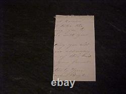 1800s Brigadier General Charles King Autographed Signed Cut Civil War