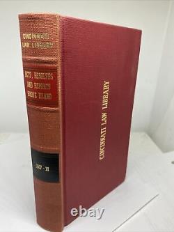 1817-1818 Acts and Resolves of the General Assembly Rhode Island Pre-Civil War