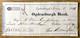 1846 Henry Bell Van Rensselaer Civil War General $200 Bank Check Ogdensburg N. Y
