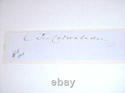 1849 George Cadwalader Autographed Signed Cut Union Civil War General
