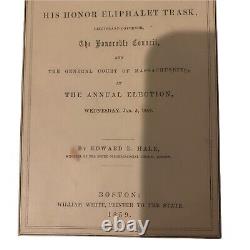 1859 sermon By Nathaniel P. Banks Governor At Annual Election Civil War General
