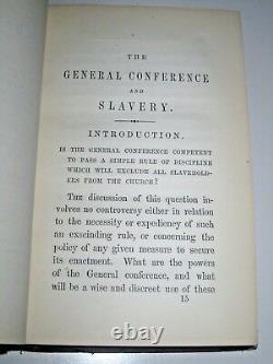 (1860) Constitutional Powers METHODIST General Conference SLAVERY CIVIL WAR Ohio