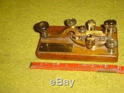 1860'S CIVIL WAR CAMELBACK telegraph key G. M. PHELPS, WESTERN UNION TELEGRAPH CO