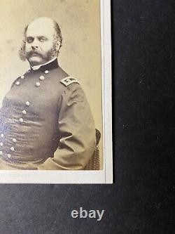 1860s Civil War C. D. Fredricks & Co. CDV Photo Major General Ambrose Burnside