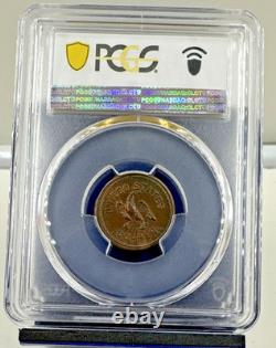 (1861-65)General G. B. McClellan Copper Patriotic Civil War Token PCGS MS62 BN