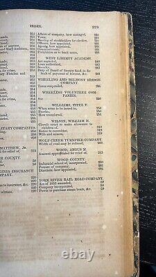 1861 CONFEDERATE IMPRINT Acts of General Assembly, State of Virginia, Civil War