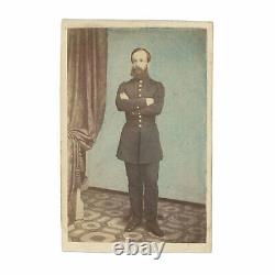 1861 Civil War CDV of General Henry Larcom Abbot as First Lieutenant