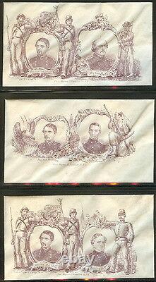 1861 Civil War Patriotic covers General George McClellan 11 different