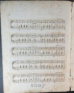 1861 GEN. LYON'S FUNERAL MARCH CIVIL WAR SHEET MUSIC with PORTRAIT LITHO
