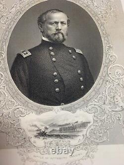 1862 CIVIL WAR U. S. MAJOR GENERAL DON CARLOS BUELL PHOTO by BRADY