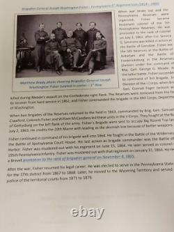 1862 CIVIL War Signed Brigadier General Joseph Fisher Gettysburg Battle Hero Doc