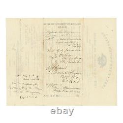 1862 Civil War Discharge 10th Massachusetts -Signed by General Innis N. Palmer