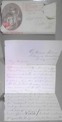 1862 Civil War The Girl I Left Behind Me envelope and letter
