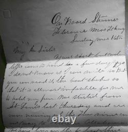 1862 Civil War The Girl I Left Behind Me envelope and letter