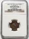 1863 Civil War General Mcclellan 1 Cent Patriotic Token F#143/261 Ngc Ms 63 Bn