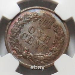 1863 CIVIL WAR GENERAL McCLELLAN 1 CENT PATRIOTIC TOKEN F#143/261 NGC MS 63 BN