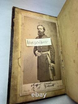 1863 Civil War Major General Gillmore CDV Army Navy Pocket Dictionary F R Bowdon