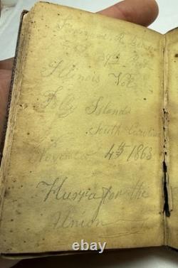 1863 Civil War Major General Gillmore CDV Army Navy Pocket Dictionary F R Bowdon