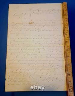 1863 Gen George D. Wells KIA Signed MASSACHUSETTS 34th Infantry General Orders