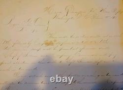 1863 Gen George D. Wells KIA Signed MASSACHUSETTS 34th Infantry General Orders