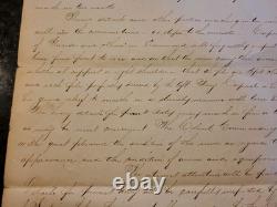 1863 Gen George D. Wells KIA Signed MASSACHUSETTS 34th Infantry General Orders