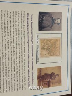 1863 Gen George D. Wells KIA Signed MASSACHUSETTS 34th Infantry General Orders