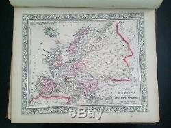 1863 Mitchell's New General Atlas COMPLETE & ORIGINAL 84 Civil War Era Maps