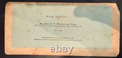 1864 CIVIL WAR UNION -GENERAL WILLIAM TECUMSEH SHERMAN STEREOVIEW PHOTO By BRADY