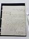 1864 Civil War 68th Us Colored Regiment Letter To General Montgomery C. Meigs