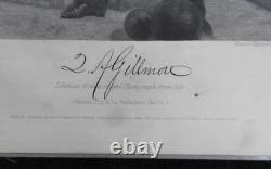 1864 Quincy Adams Q. A. Gillmore Civil War General Engraved Print Alonzo Chappel
