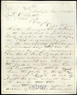 1865 Autograph Letter Signed by Bvt. Major General John McNeil