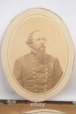 1865 Maj. General James Ricketts Civil War Albumen Photo D. C. Large with Tax Stamp