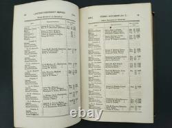 1865 antique CIVIL WAR massachusetts HISTORY RECORDS SOLDIER Adjutant General