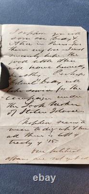 1866 Civil War Letter Signed by Union General Amos Beebe Eaton to Son Daniel