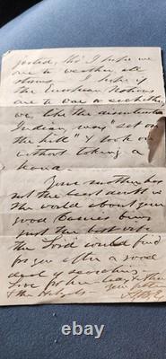 1866 Civil War Letter Signed by Union General Amos Beebe Eaton to Son Daniel