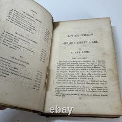 1866 Life & Campaigns of General Robert E. Lee by J. D. McCabe, Jr. 1ST EDITION