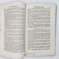 1868 antique CIVIL WAR HISTORY maine ADJUTANT GENERAL REPORT gov chamberlain