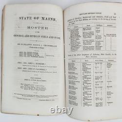 1868 antique CIVIL WAR HISTORY maine ADJUTANT GENERAL REPORT gov chamberlain