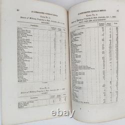 1868 antique CIVIL WAR HISTORY maine ADJUTANT GENERAL REPORT gov chamberlain