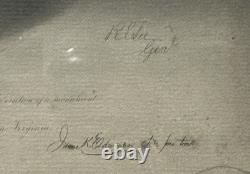 1870 CIVIL WAR General Robert E. Lee ENGRAVING MEMORIAL PORTRAIT by A. B. WALTER