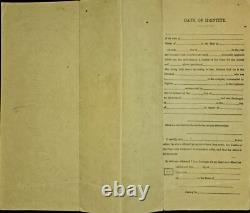 1871 Discharge Document Signed by Two Civil War Generals